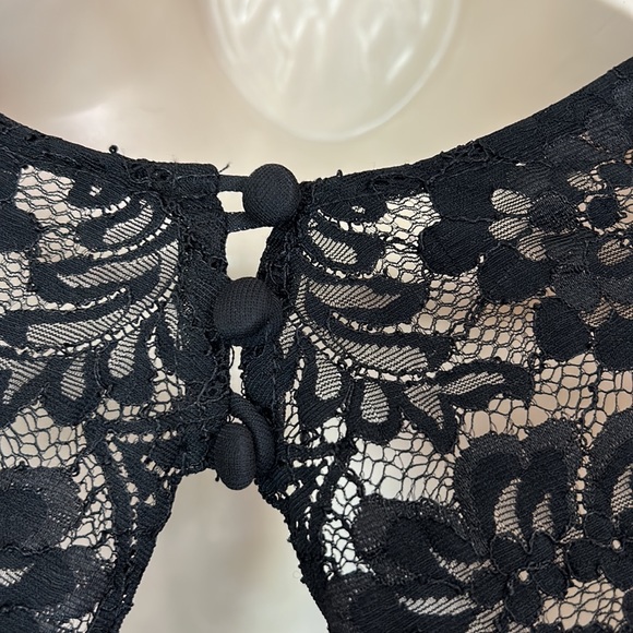 XSCAPE | FORMAL DRESS | SIZE 16W | BLACK CHIFFON - Picture 8 of 14